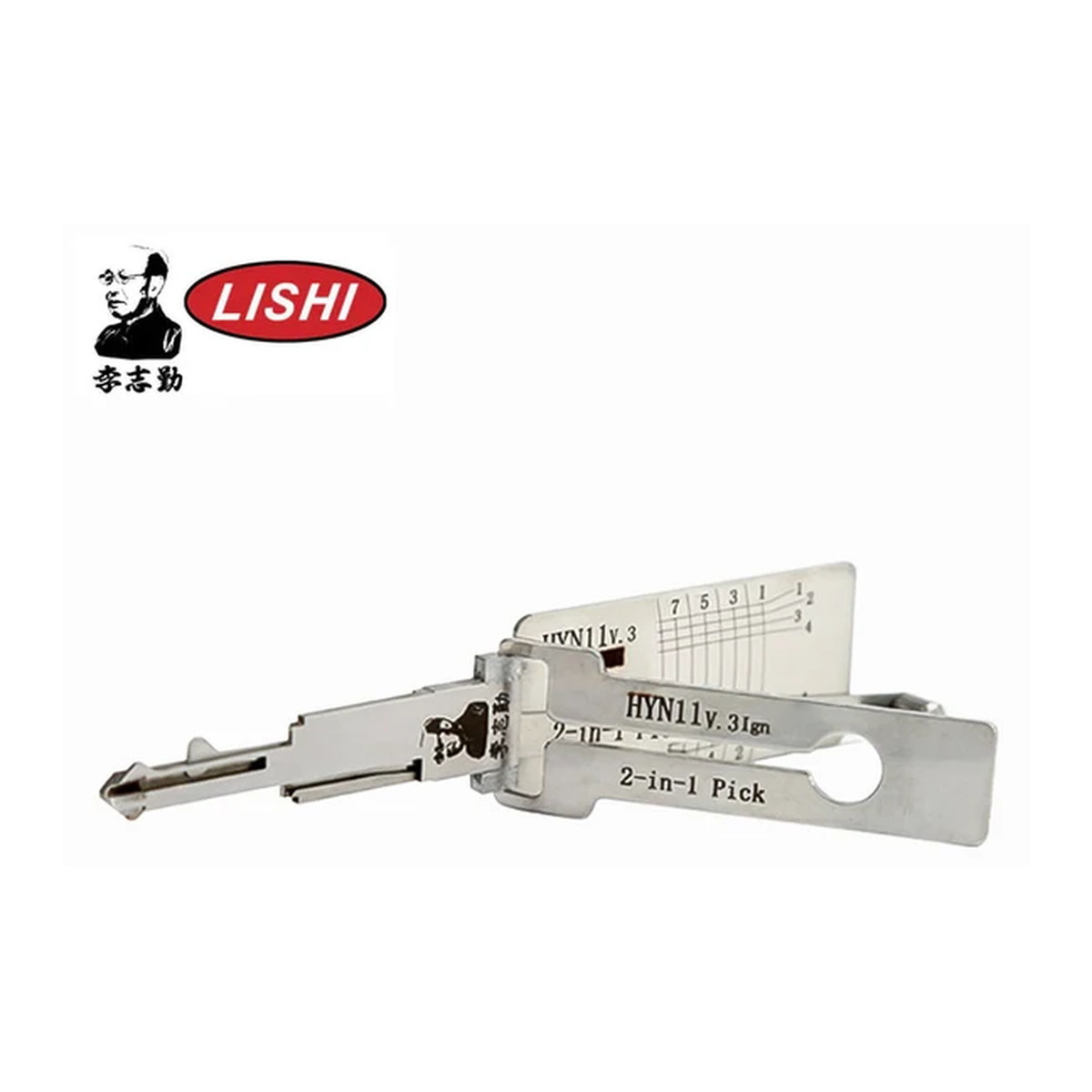 Original Lishi HYN11(HYN6)+-AG automotive 2-in-1 pick and decoder