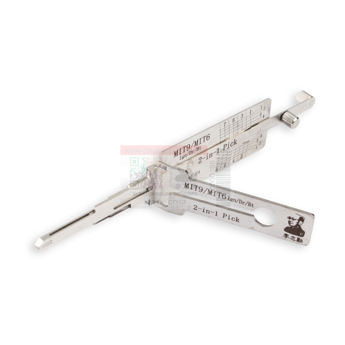 Original Lishi MIT9-MIT6+AG automotive 2-in-1 pick and decoder