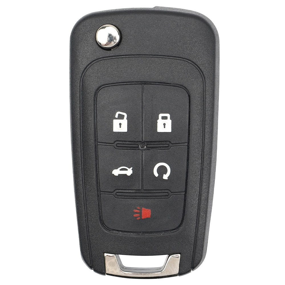 2010-2019 GM / 5-Button PEPS Flip Key / PN: 13504199 / OHT01060512 / HU100