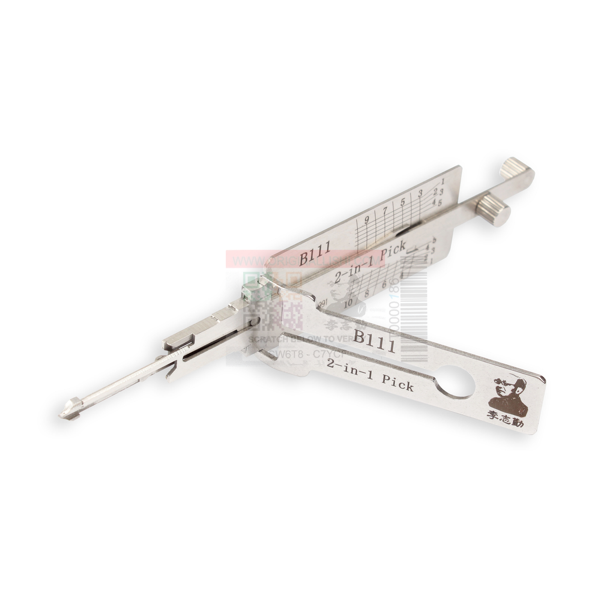 Original Lishi B111-AG automotive 2-in-1 pick and decoder