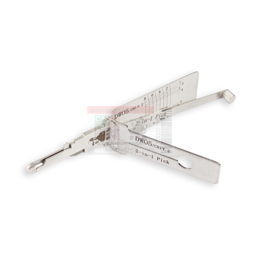 Original Lishi CH1-DW05 automotive 2-in-1 pick and decoder