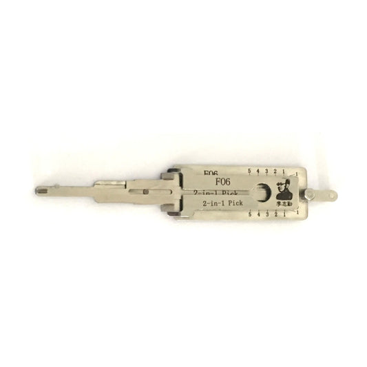 Original Lishi FO6-H51-AG automotive 2-in-1 pick and decoder