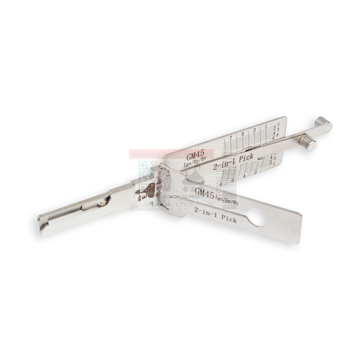 Original Lishi GM45 automotive 2-in-1 pick and decoder
