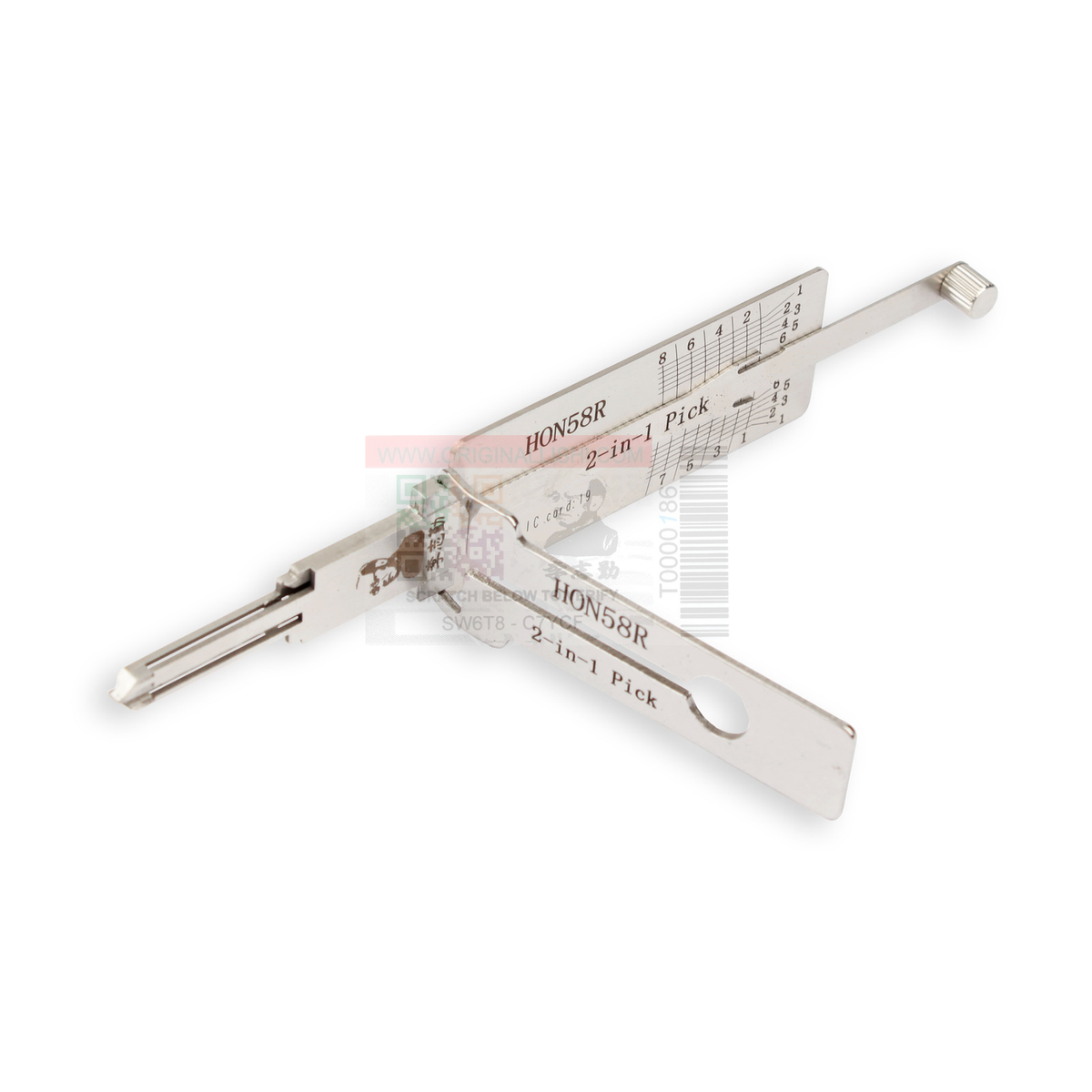 Original Lishi HON58R-+-AG automotive 2-in-1 pick and decoder