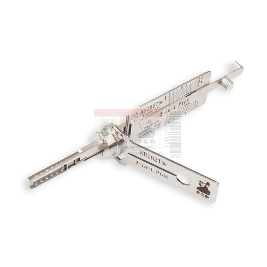 Original Lishi HU162-9(3+6)-V2-AG automotive 2-in-1 pick and decoder