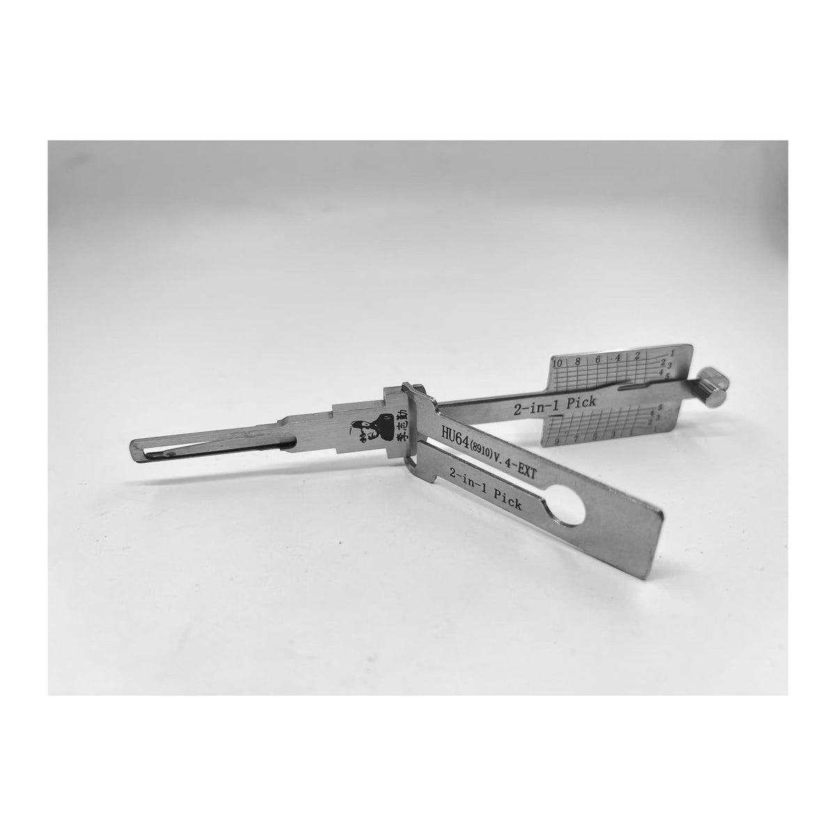Original Lishi HU64-8910-V4-EXT-AG automotive 2-in-1 pick and decoder