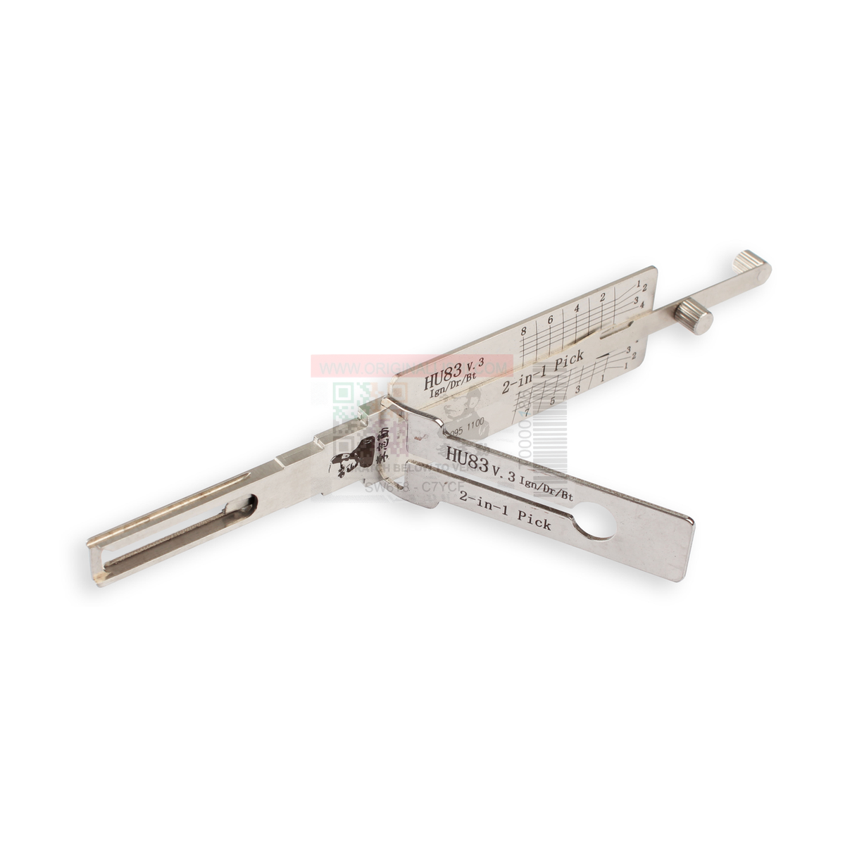 Original Lishi HU83+AG automotive 2-in-1 pick and decoder