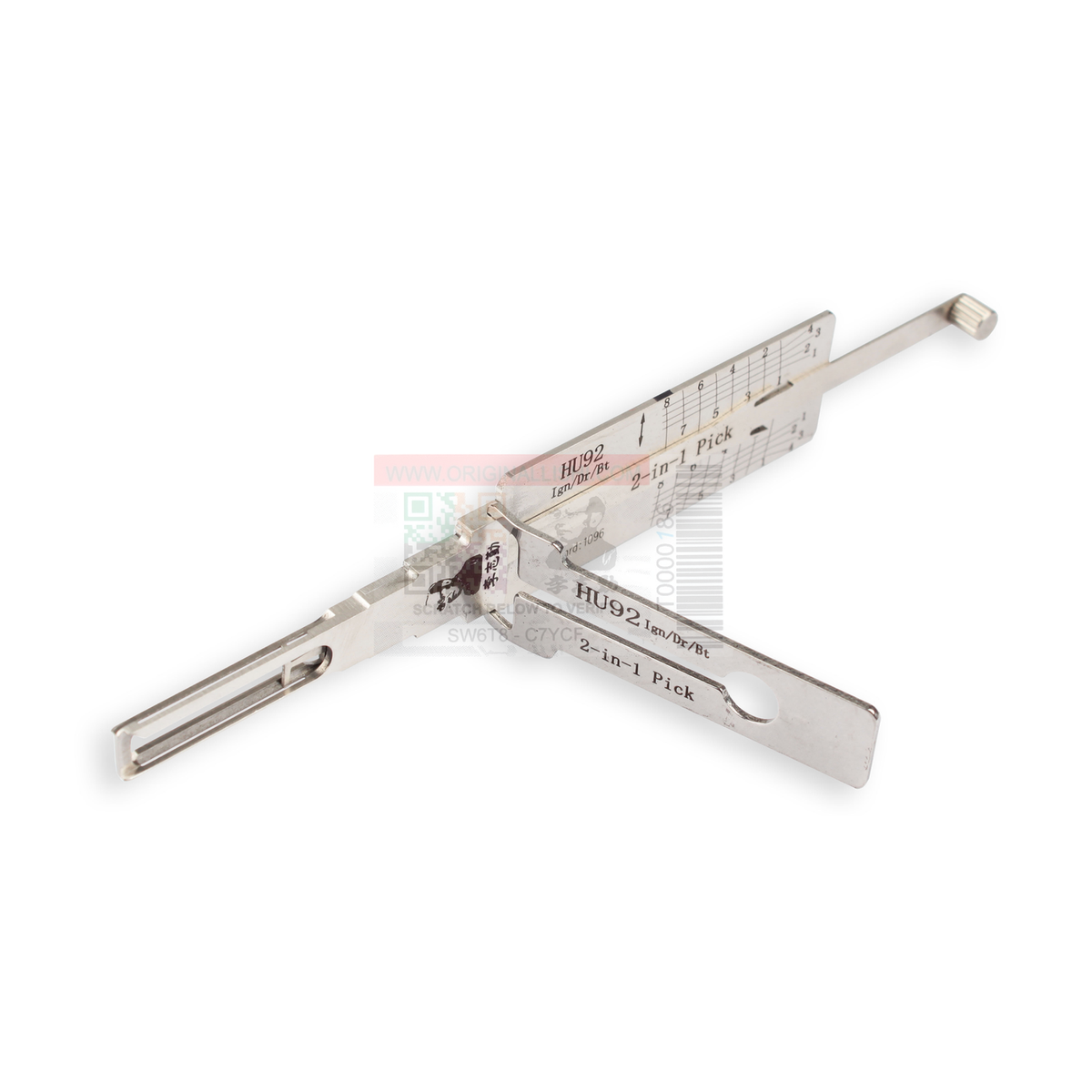 Original Lishi HU92+SL-AG automotive 2-in-1 pick and decoder