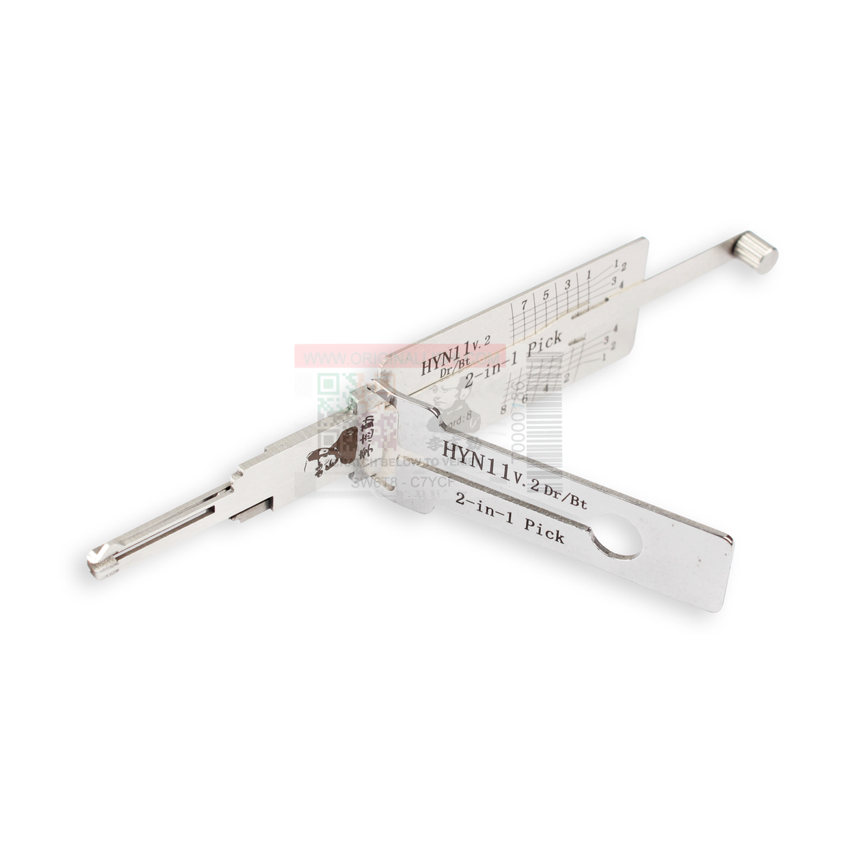 Original Lishi HYN11-HYN6-DR-BT automotive 2-in-1 pick and decoder