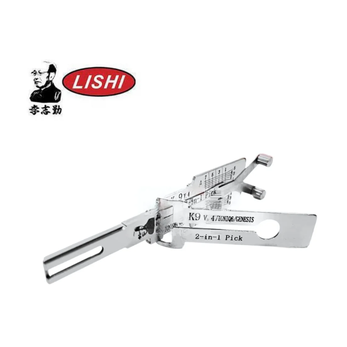 Original Lishi K9-V4-IONIQ6-GENESIS automotive 2-in-1 pick and decoder