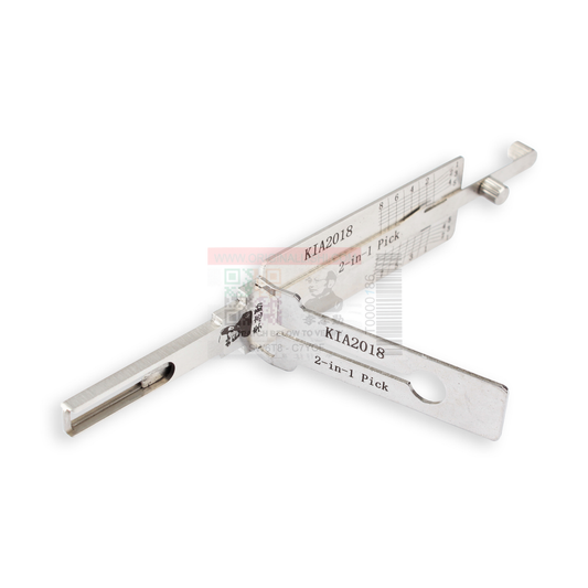 Original Lishi KIA2018-SRT2018-AG automotive 2-in-1 pick and decoder