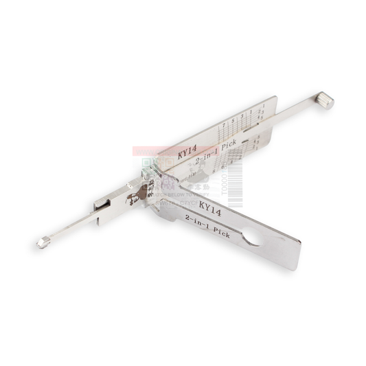 Original Lishi KY14 automotive 2-in-1 pick and decoder