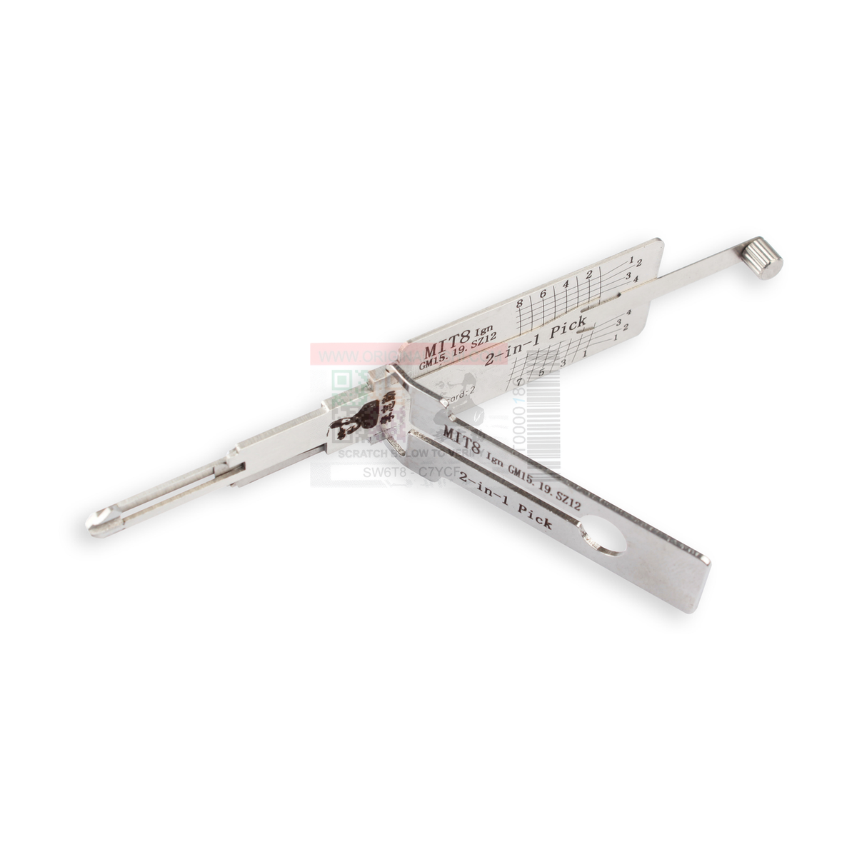Original Lishi MIT8+-AG automotive 2-in-1 pick and decoder