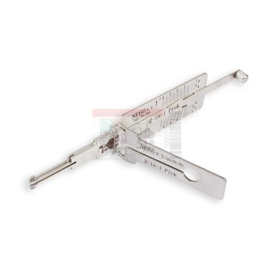 Original Lishi NE66+AG automotive 2-in-1 pick and decoder