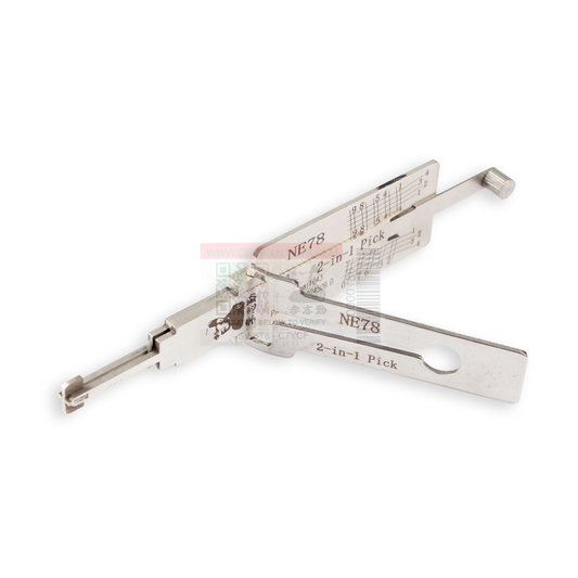 Original Lishi NE78-+ automotive 2-in-1 pick and decoder