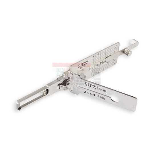 Original Lishi SIP22-TL-AG automotive 2-in-1 pick and decoder