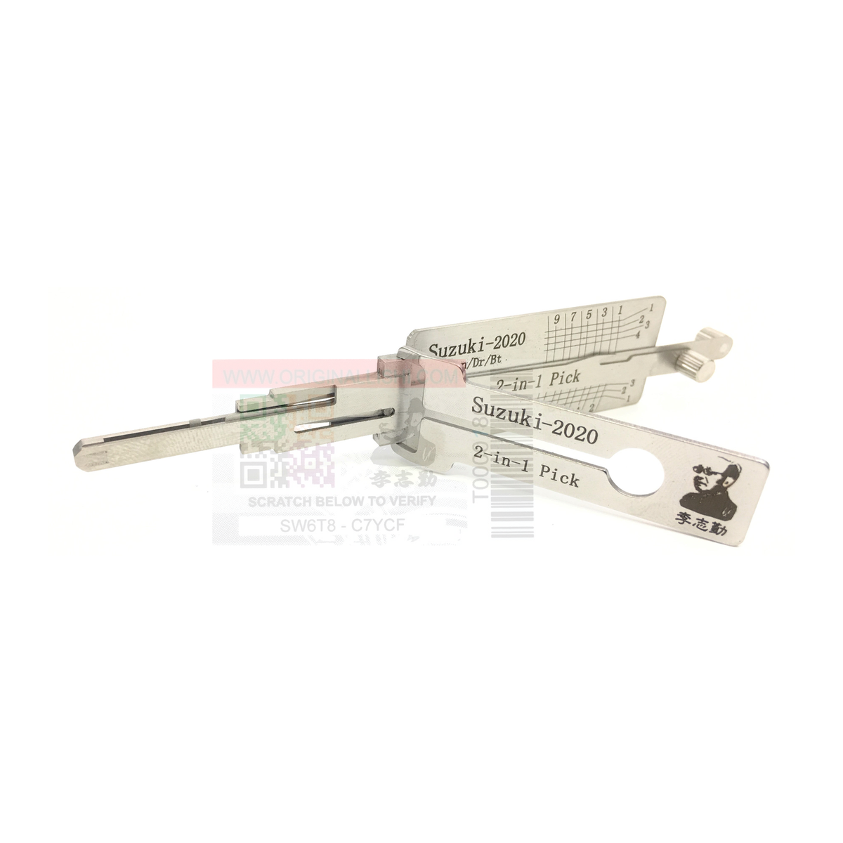 Original Lishi SUZUKI-2020 automotive 2-in-1 pick and decoder