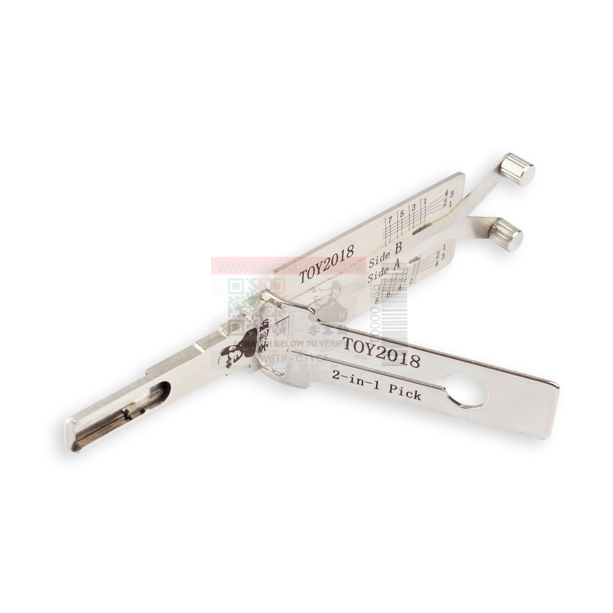 Original Lishi TOY2018-AG automotive 2-in-1 pick and decoder
