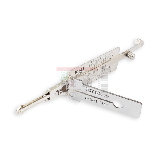 Original Lishi TOY43-8-AG automotive 2-in-1 pick and decoder