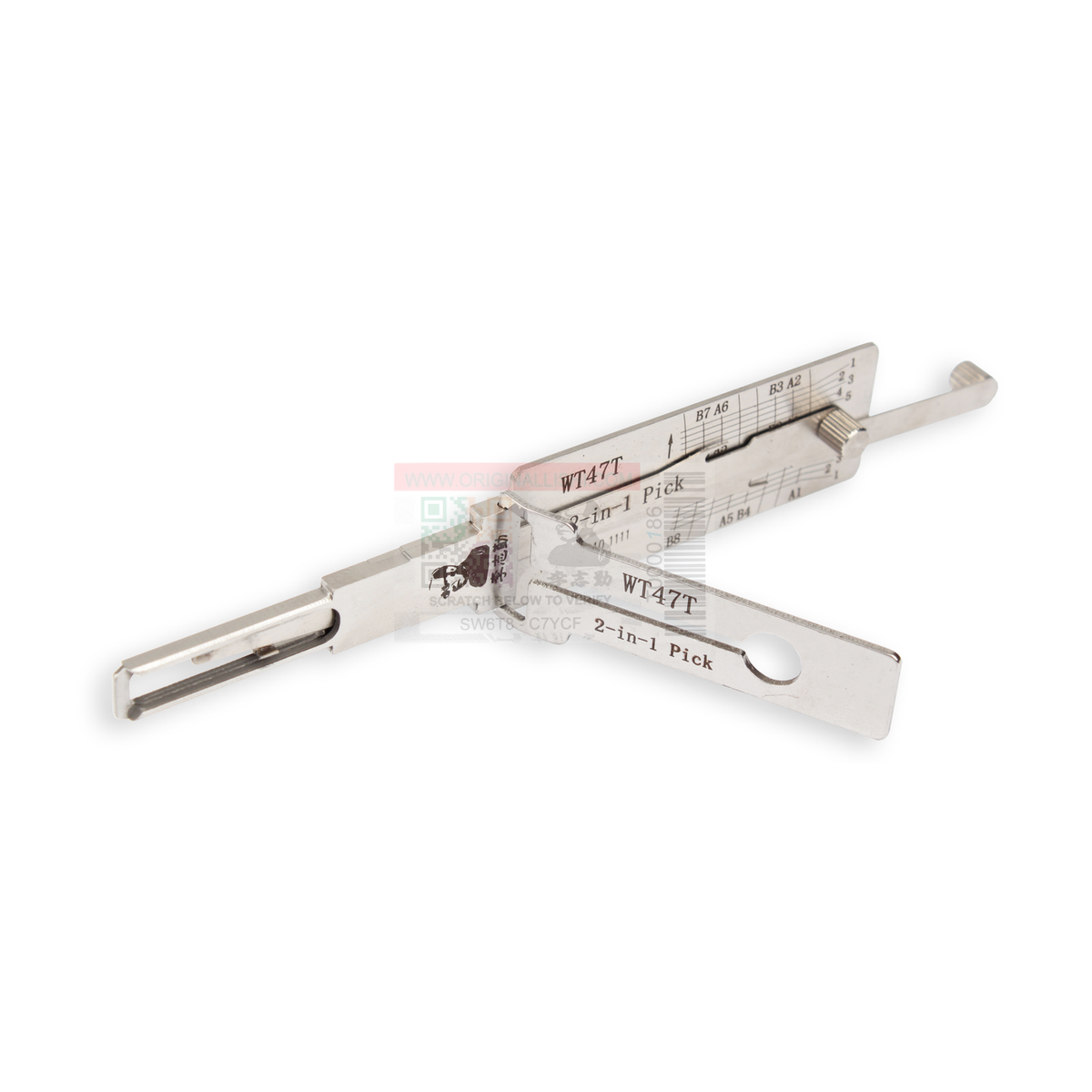 Original Lishi WT47T-V2 automotive 2-in-1 pick and decoder