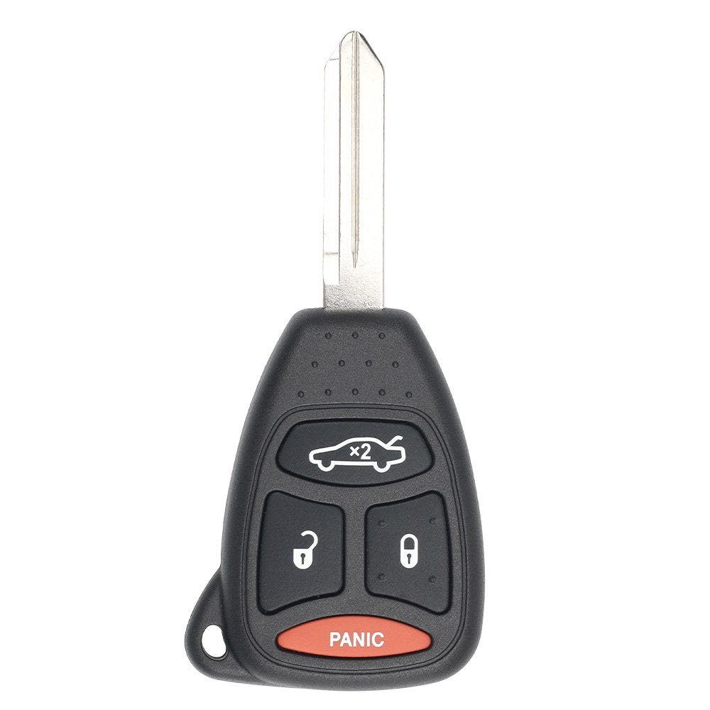 2005-2009 Chrysler Dodge Jeep / 4-Button Remote Head Key / PN: 05179512AA / KOBDT04A