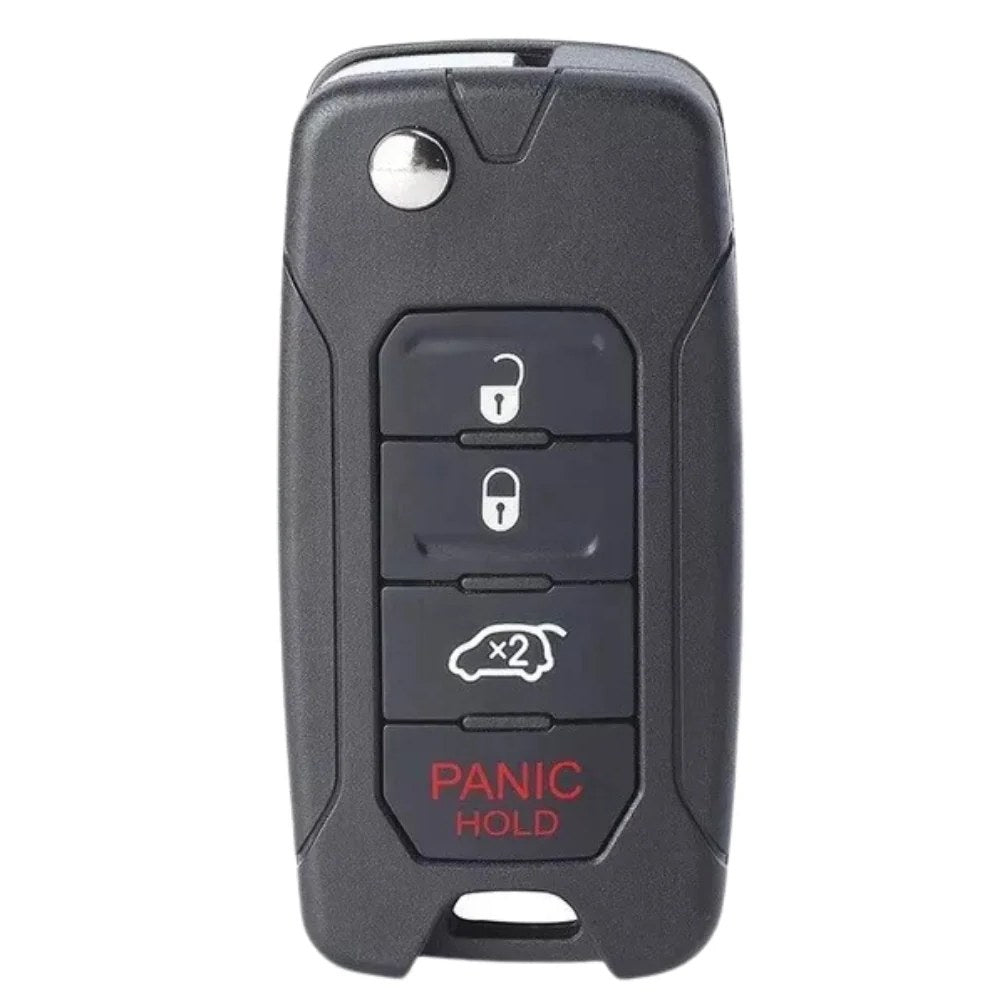 2015-2020 Jeep Renegade Fiat 500X / 4-Button Flip Key / PN: FI5-AM433TX / 2ADFTFI5AM433TX