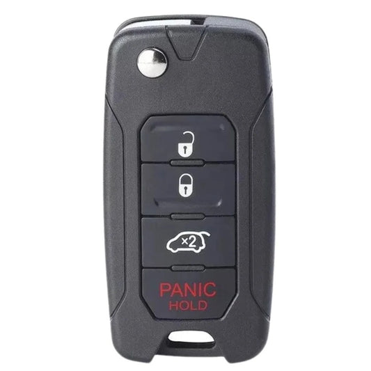 2015-2020 Jeep Renegade Fiat 500X / 4-Button Flip Key / PN: FI5-AM433TX / 2ADFTFI5AM433TX