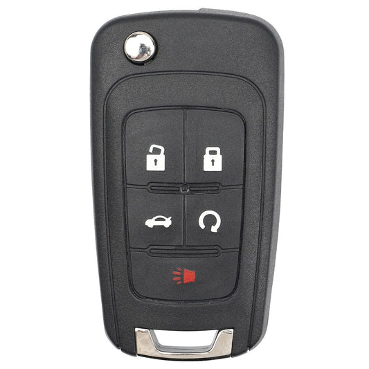 2010-2019 GM / 5-Button PEPS Flip Key / PN: 13504199 / OHT01060512 / HU100