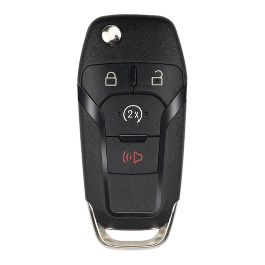2015-2022 Ford F-Series Raptor Ranger / 4-Button Flip Key / PN: 164-R8134 / N5F-A08TDA (Chip 128 Bit)