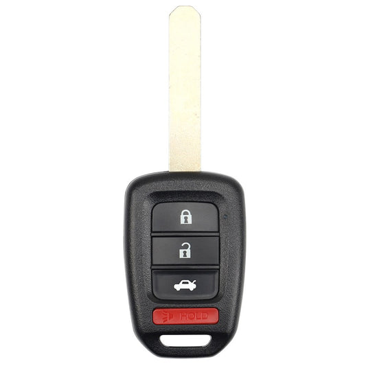 2016-2020 Honda Accord Civic / 4-Button Remote Head Key / PN: 35118-T2A-A60 / MLBHLIK6-1TA (433 MHz)
