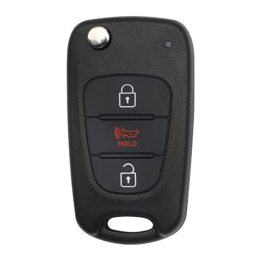 2012-2013 Kia Rio / 3-Button Flip Key KK10 HS / PN: 95430-1W020 / TQ8-RKE-3F02