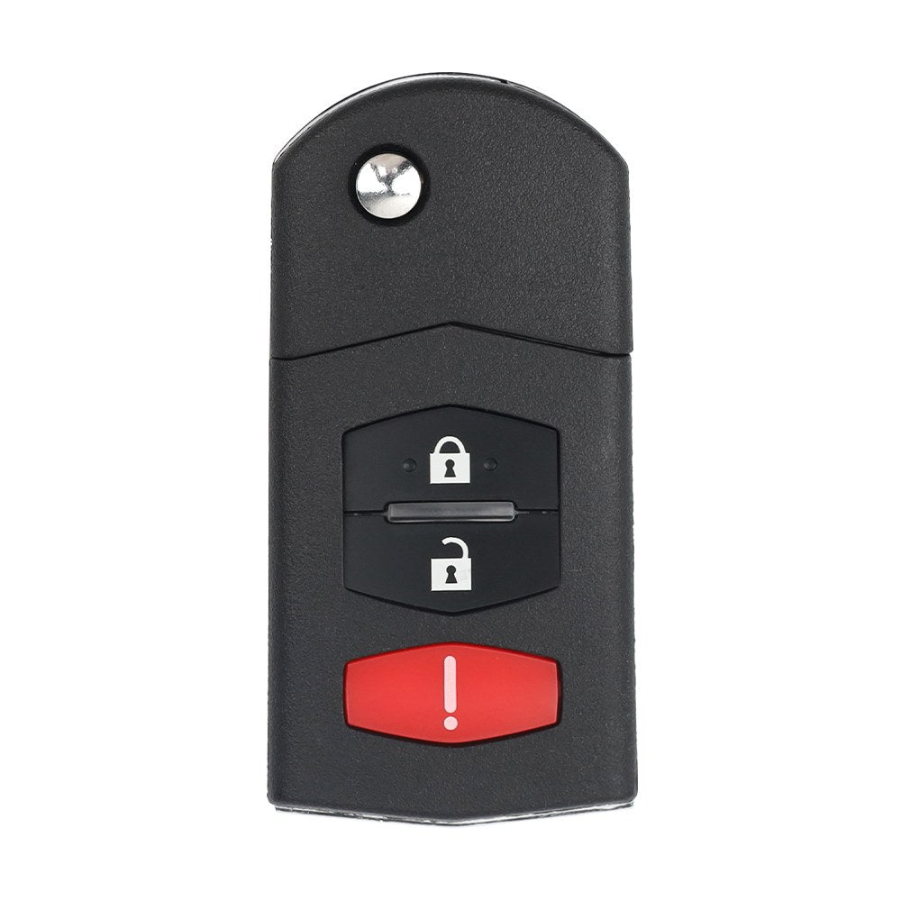 2006-2015 Mazda / 3-Button Flip Key / PN: CC43-67-5RYC / BGBX1T478SKE125-01