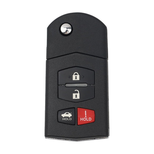 2009-2010 Mazda 6 / 4-Button Flip Key / PN: 4238A-41525 / 5WK43451E