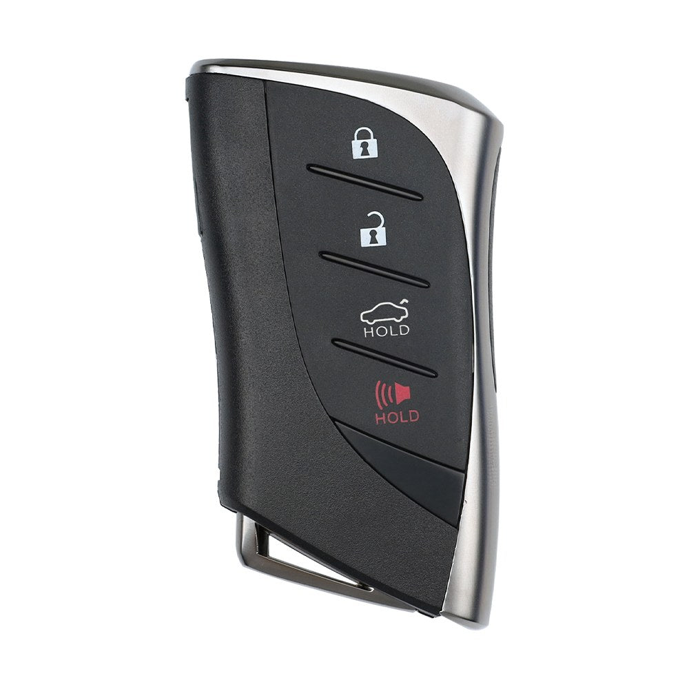 2018-2021 Lexus LC500 / 4-Button Smart Key / PN : 89904-11190 / HYQ14FBF-0440 (Hybrid Blue Logo)
