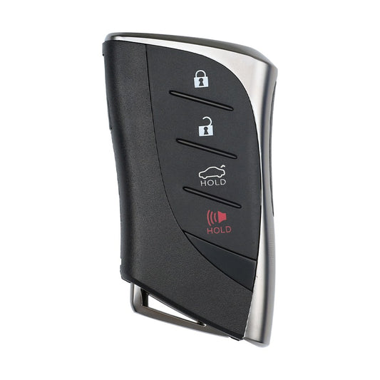 2018-2021 Lexus LC500 / 4-Button Smart Key / PN : 89904-11190 / HYQ14FBF-0440 (Hybrid Blue Logo)